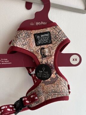 Sassy Woof X Harry Potter MARAUDER'S MAP Dog Harness